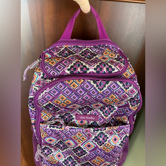 Vera Bradley Lighten Up Journey Backpack Dream Diamonds Backpack main image 12